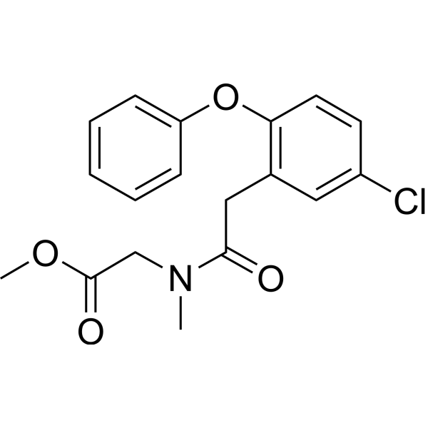 Methyl 2-(2-(5-chloro-2-phenoxyphenyl)-N-methylacetamido)acetate 1180843-76-8